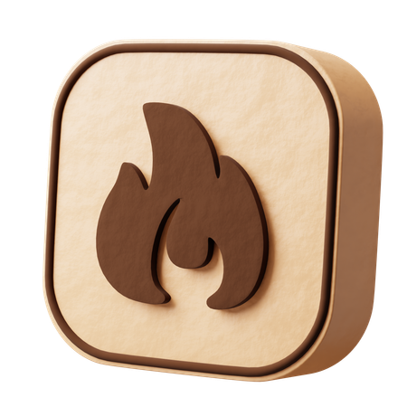 Flamable  3D Icon