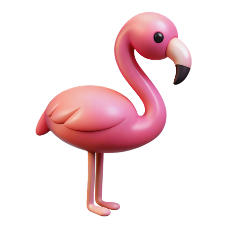 Flamant  3D Icon