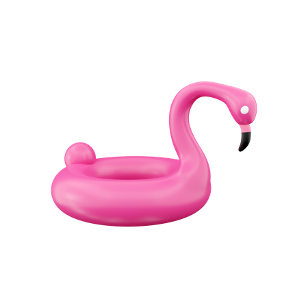 Bouée de natation flamant rose  3D Icon