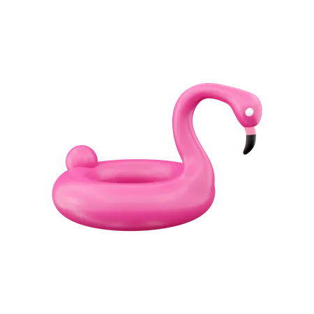 Bouée de natation flamant rose  3D Icon