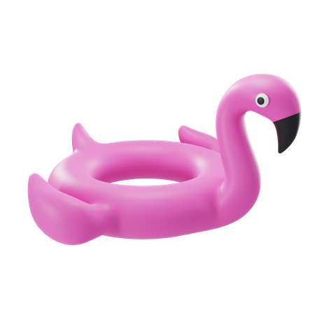 Flotteur de piscine flamant rose  3D Icon