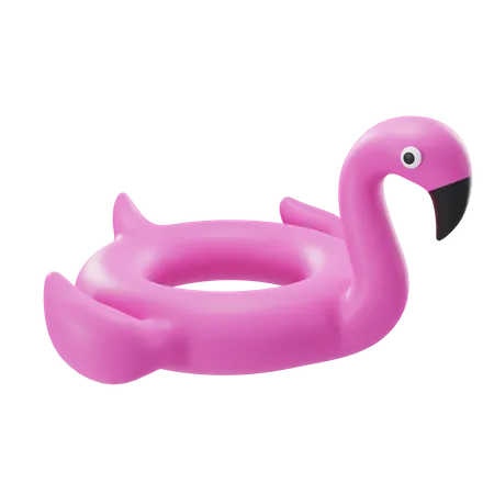 Flotteur de piscine flamant rose  3D Icon