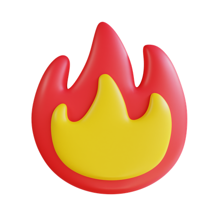 불꽃  3D Icon
