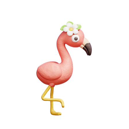 Flamingo  3D Icon