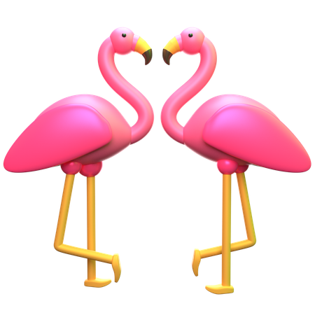 Flamingo  3D Icon