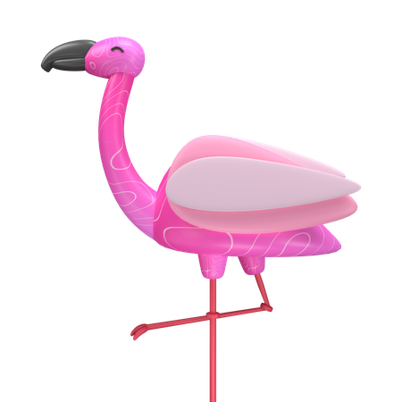 Flamingo  3D Icon