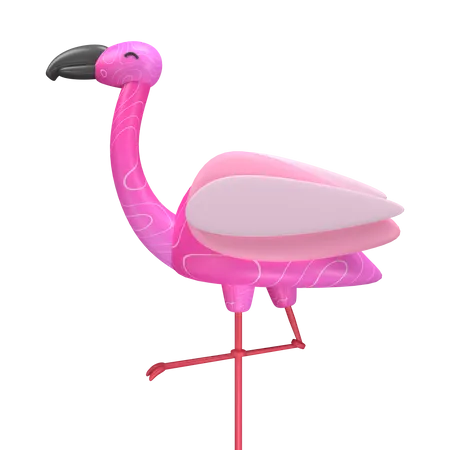 Flamingo  3D Icon