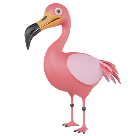 Flamingo  3D Icon