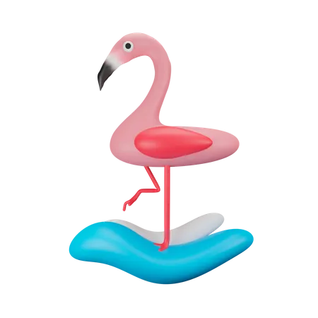 Flamingo  3D Icon