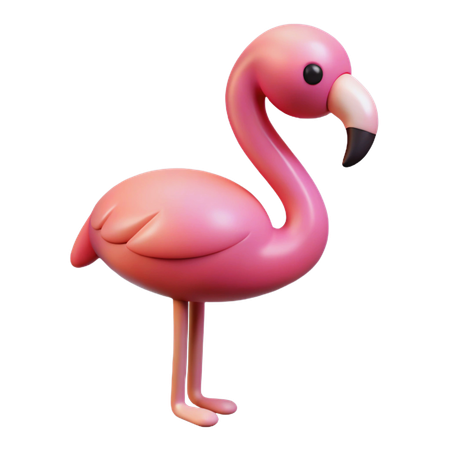 Flamingo  3D Icon