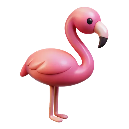 Flamingo  3D Icon