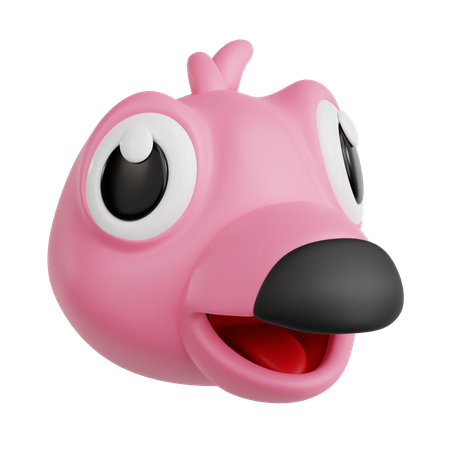 Flamingo  3D Icon