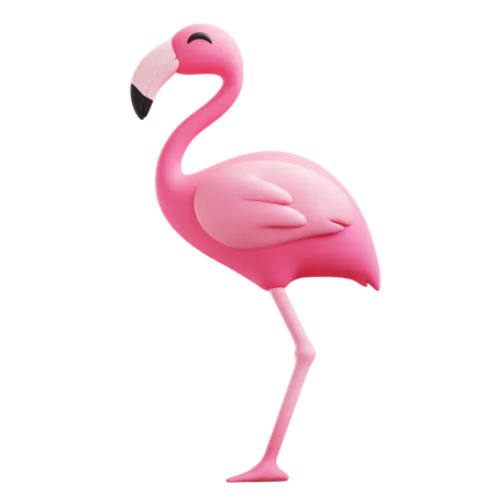 Flamingo  3D Icon