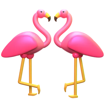 Flamingo  3D Icon