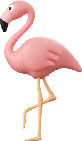 Flamingo  3D Icon