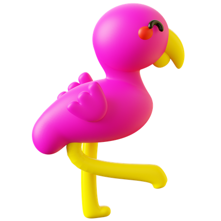 Flamingo  3D Icon