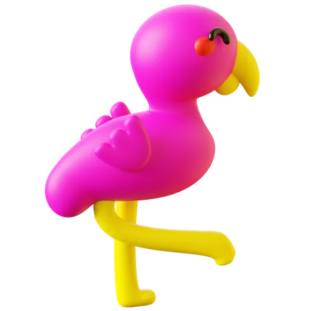 Flamingo  3D Icon