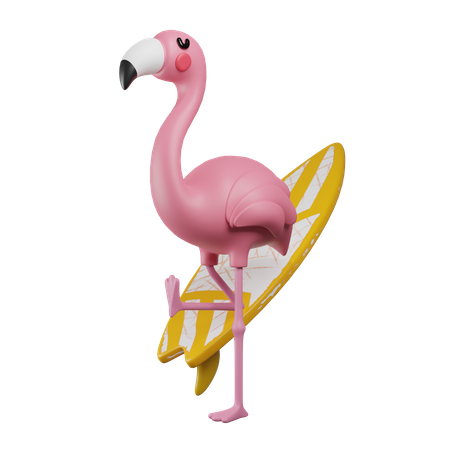 Flamingo  3D Icon