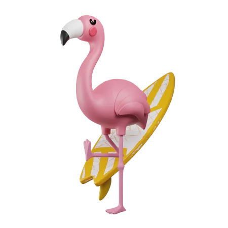 Flamingo  3D Icon