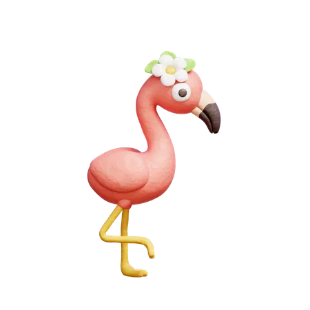 Flamingo  3D Icon