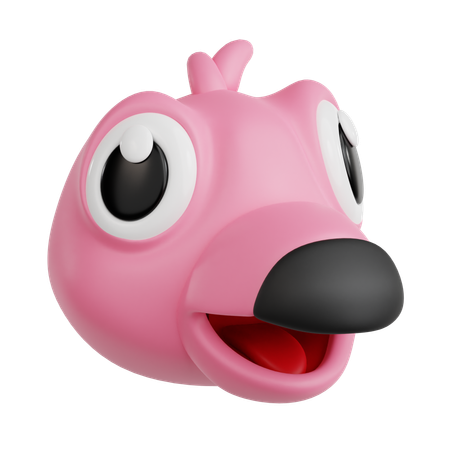 Flamingo  3D Icon