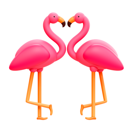 Flamingo 3D Illustration