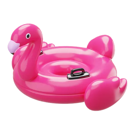 Anel de natação flamingo  3D Icon