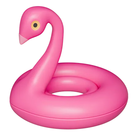 Bouée de natation flamant rose  3D Icon