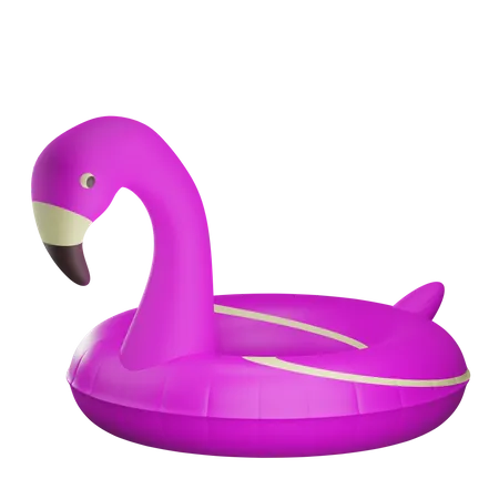 Flamingo Buoy  3D Illustration