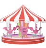 Flamingo Carousel