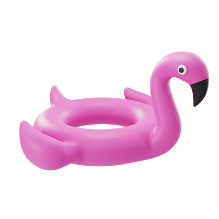 Flutuador de piscina flamingo  3D Icon