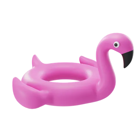 Flamingo Pool Float  3D Icon