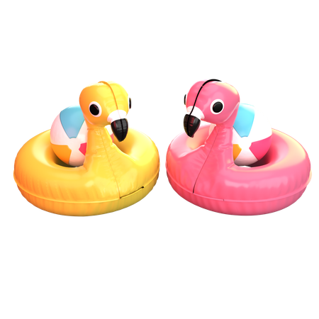 Flamingo Ring  3D Icon