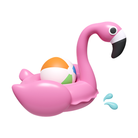 Flamingo Ring  3D Icon