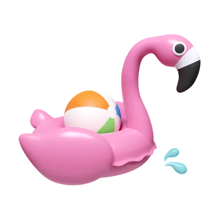 Flamingo Ring  3D Icon