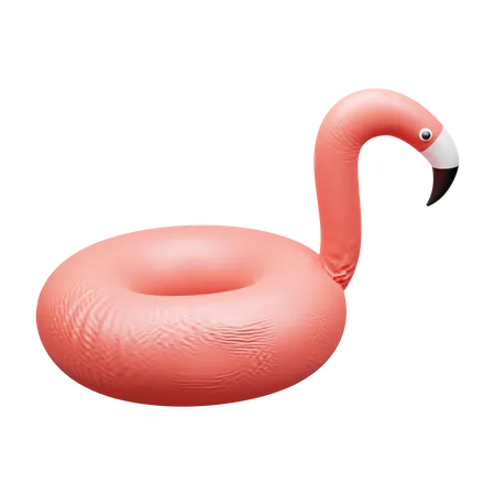 3 D Pink Flamingo Icon Illustration Or 3 D Render Of Flamingo Icon Isolated 3D Icon