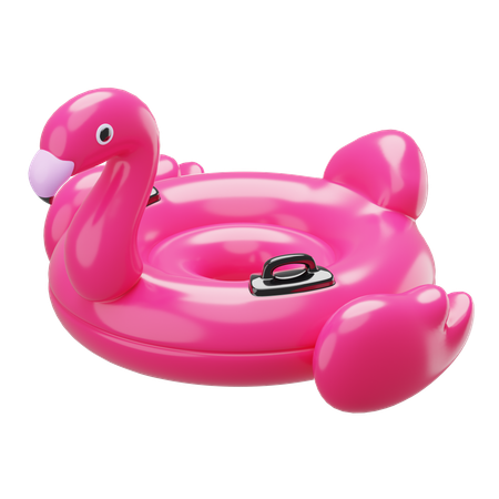 Flamingo-Schwimmring  3D Icon