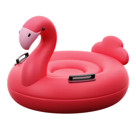 Flamingo-Schwimmring  3D Icon