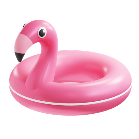 Flamingo swim ring  3D Icon