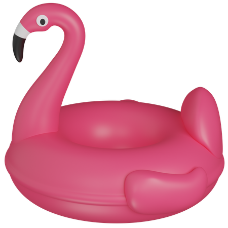 Flamingo Swim Ring  3D Icon