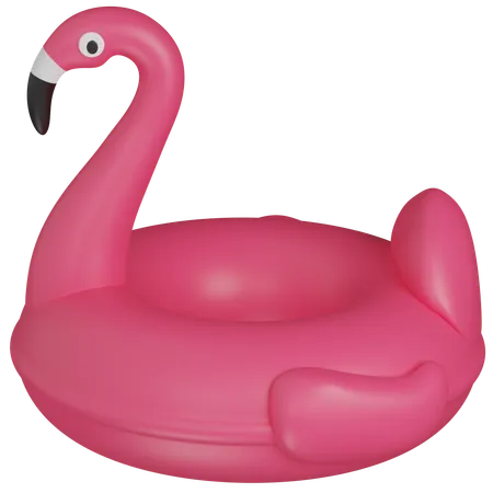 Flamingo Swim Ring  3D Icon