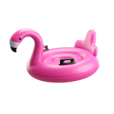 Flamingo Swim Ring  3D Icon