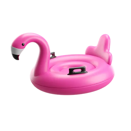 Flamingo Swim Ring  3D Icon