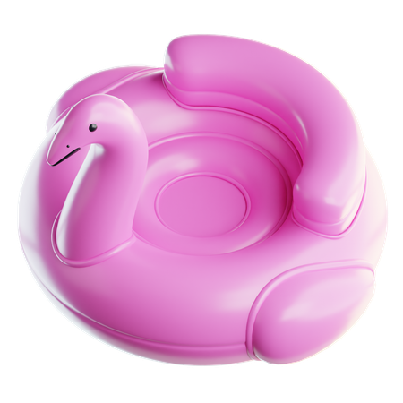 Flamingo Swim Ring  3D Icon