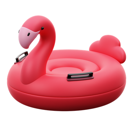 Flamingo Swim Ring  3D Icon