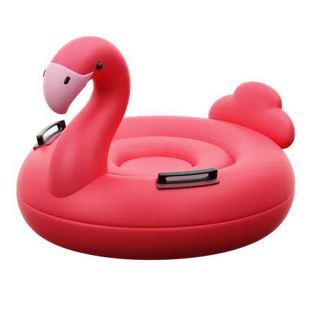 Flamingo Swim Ring  3D Icon