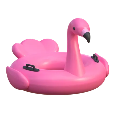 Flamingo Swim Ring  3D Icon