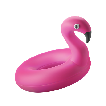 Flamingo Swim Ring  3D Icon