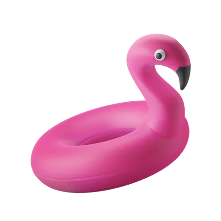 Flamingo Swim Ring  3D Icon