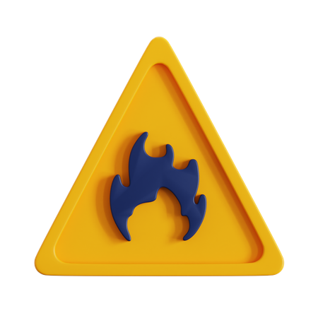 Flammable  3D Icon